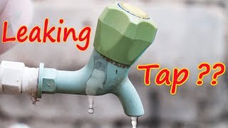 How to Repair a leaking Water Tap quickly amp easily at home  Help in Tamil [upl. by Yarezed]