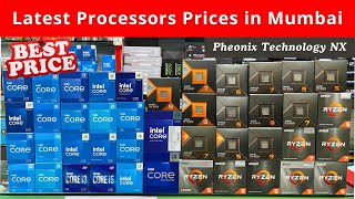 Latest Intel amp AMD Ryzen Processors Prices in Mumbai  Pheonix Technology nx amd intel [upl. by Romie]