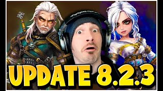 WITCHER SKILLS are Here Summoners War Update 823 [upl. by Gardol]