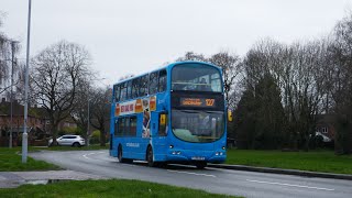 YJ56KFA  DAF DB250LF  Arriva Midlands 4767 [upl. by Acinor]