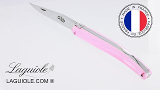 couteau forge de laguiole wilmotte rose [upl. by Aitnas856]