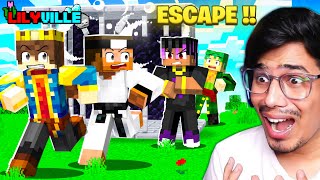 THE BIGGEST ESCAPE IN LILYVILLE 😡 Day 39  Minecraft Live [upl. by Perdita435]