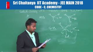 JEE MAIN 2018 Code C Chemistry Video Solutions [upl. by Llehcim]