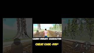 CARRY MINATI CHARACTER CHEAT CODE 💯 IN INDIAN BIKE 3D  gaming shorts [upl. by Aramoj]