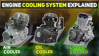 How Engine Cooling System Works  Cooling System Explained Air Cooled  Oil Cooled  Liquid Cooled [upl. by Niawat436]