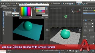 3ds Max Lighting Tutorial With Arnold Render For Beginner [upl. by Dow]