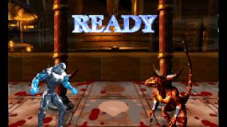 SNES Killer Instinct  Glacius Gameplay  Hard Level [upl. by Drauode]