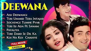 Deewana Movie All Songs Audio Jukebox Rishi Kapoor amp Divya BhartiShahrukh Khan [upl. by Sethrida]