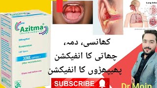 Azitma syrup uses in urduAzitma suspension 200mg5mlAzithromycindrafzalcriticalcaremedicine [upl. by Pirnot]