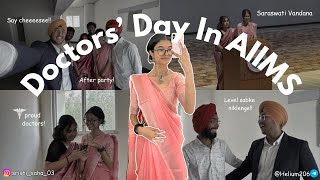 Doctors day celebration in AIIMS Rishikesh🩺singingpartyfunstudy aiims neet doctor mbbs [upl. by Uno]