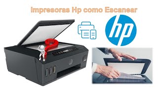 Como escanear en impresoras🖨 Hp Smart Tank 500 515 519 530 533 y 615 [upl. by Buskirk530]