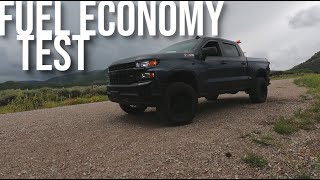 Fuel Economy On My Lifted 2021 Silverado 4quot Lift on 35s [upl. by Clemens]