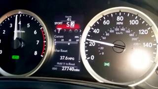 2015 Lexus IS300h Acceleration 0100 062 [upl. by Nodnorb206]