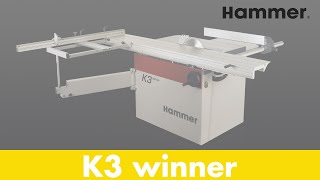 Hammer® K3 winner  Panel saw  Setup demonstration  Felder Group Part 3 [upl. by Kcaj]