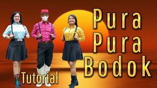 PURA PURA BODOK  Line Dance  Tutorial  by ASTRI DWI DIANA HAKIM amp ROOSAMEKTO MAMEK  Feb 2023 [upl. by Calica]