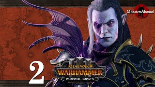 Total War Warhammer 3 SFO Grimhammer III  Malus Darkblade Hag Graef 2 [upl. by Rosalia]