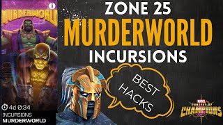 Aegon Cheese Zone 25  Murderworld Incursions  Bonus Crystal Opening  MCOC [upl. by Ardnwahs658]