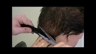 In depth scissor over comb [upl. by Edalb]