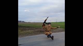 Cossack DANCE with AK74 kazotsky kick [upl. by Asp]