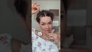 hairtutorial kurzhaarfrisur pixiehaircut salirasa cabelocurto [upl. by Ellecram488]