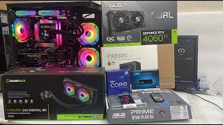 PC Build i912900K With RTX 4060Ti  ASUS PRIME B760PLUS D4 [upl. by Notpmah]