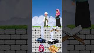 ইসলামিক ছেলেটির মা vs সৎ মা  Islamic video cartoon shorts trending ytshorts foryou [upl. by Eislek]