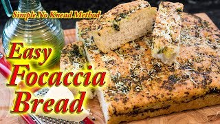 Focaccia bread made easy at home [upl. by Ardiek]