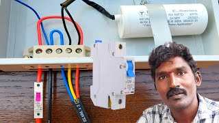 submersible starter wiring connection  in Telugu [upl. by Nyvrem]