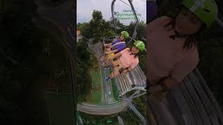 skyride at skylineluge sentosa singapore [upl. by Hayarahs]