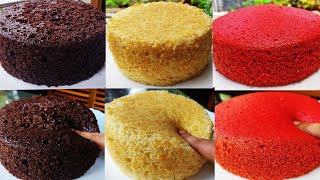 12 Kg ChocolateVanillaRed Velvet Sponge Cake Recipe Without OvenHow To Make 12 Kg Sponge Cake👌 [upl. by Llennyl455]