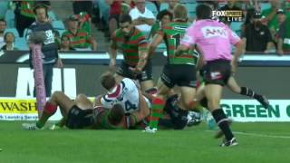 NRL 2012 Round 1 Highlights Rabbitohs V Roosters [upl. by Itnahsa]