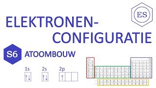 S6 atoombouw  Elektronenconfiguratie [upl. by Anais]