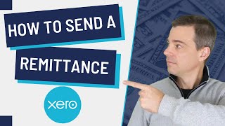 Xero Bills  How to Send a Remittance Advice to Suppliers [upl. by Lorac]