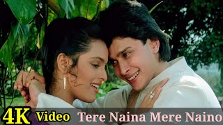 Tere Naina Mere Naino Se 4K Video Song Bhrashtachar Anuradha Paudwal Suresh Wadkar HD [upl. by Cissy]