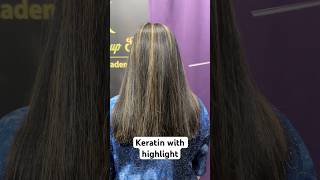 Keratin with highlights kiranbeauty keratin treatment highlights academy viralshort youtube [upl. by Phyllys164]