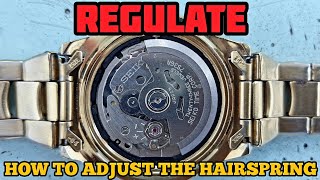 How To Regulate a Seiko Automatic Movement  SolimBD  Watch Repair Channel [upl. by Danforth]