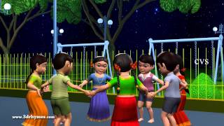 Boys And Girls Come out to Play  3D Animation English Nursery rhyme for children [upl. by Friend]