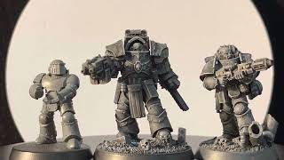 Pt 3 Cataphractii Terminator true scale conversion Horus Heresy Space Marine 30k 40k [upl. by Matelda]