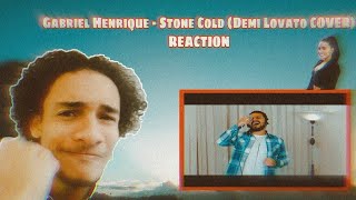 Gabriel Henrique Stone Cold Demi Lovato Cover REACTION [upl. by Agn968]