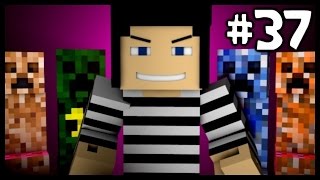 Minecraft quotMORE CREEPERSquot Modded Cops N Robbers 37 [upl. by Hajile]