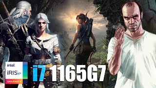 Intel i7 1165G7 Laptop Iris Xe iGPU Test in 10 Games [upl. by Conlee291]