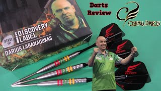 COSMO Darius Labanauskas Darts Review  Discovery Label Series [upl. by Ellimac923]