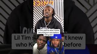 Lil Tim said he didn’t knew who was Kingvon before killing him rap shorts quandorondo kingvon [upl. by Fidele]