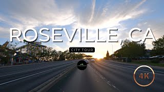 Roseville CA  City Tour 4K [upl. by Heinrike]