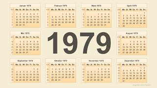 Kalender 1979 [upl. by Rayner]