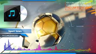 Sport News  Sport news background music theme  Royaltyfree music [upl. by Iffar383]