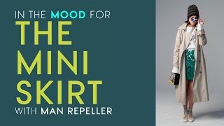 How to Wear a MiniskirtFashion Advice wMan Repeller Leandra MedineStylecomIn the Mood For [upl. by Athalla]