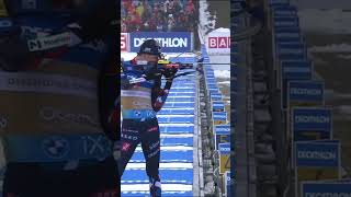 Galna sista skyttet i skidskytte Vm i Oberhof 2023 [upl. by Llessur]