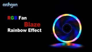 archgon RGB Fan Series  RGBSF01 Blaze [upl. by Olgnaed]