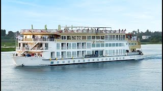 Journey Through Egypt Along the Nile River on AmaWaterways River Cruise Ship AmaDahlia [upl. by Nnairrehs286]